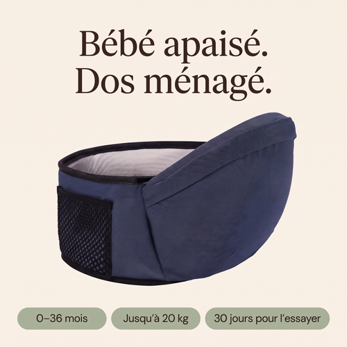 Bébé apaisé, dos ménagé : de 0 à 36 mois, jusqu'à 20 kg, 30 jours pour l'essayer